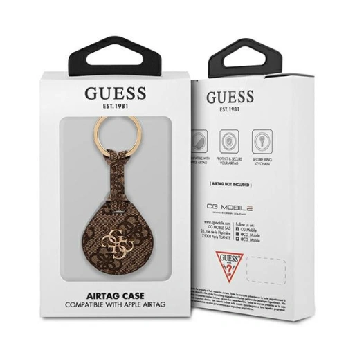 Kup Etui Guess GUATP4GM4PW Apple AirTag obal hnědý/brown 4G Big Metal Logo - GUE1241BR - {ean13} - Sklep Home Screen