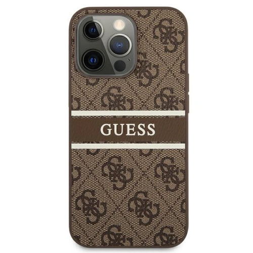 Kup Etui Guess GUHCP13X4GDBR Apple iPhone 13 Pro Max hnědý/brown hardcase 4G Stripe - GUE1242BR - {ean13} - Sklep Home Screen