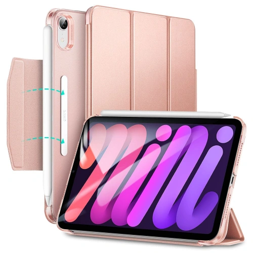Kup Etui ESR Ascend Trifold Apple iPad mini 2021 (6. generációs) / iPad mini 8.3" 2024 7gen Rózsaarany - ESR363RS - {ean13} - Sklep Home Screen