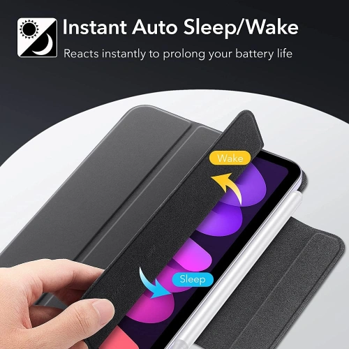 Buy ESR Rebound Magnetic Apple iPad mini 6 2021 / iPad mini 8.3" 2024 7gen Black - ESR364BLK - {ean13} - Home Screen Store Europe