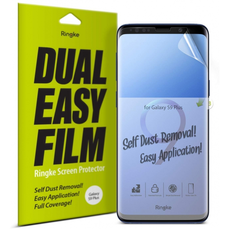 Folia Ringke Dual Easy Full Cover Samsung Galaxy S9 Case Friendly