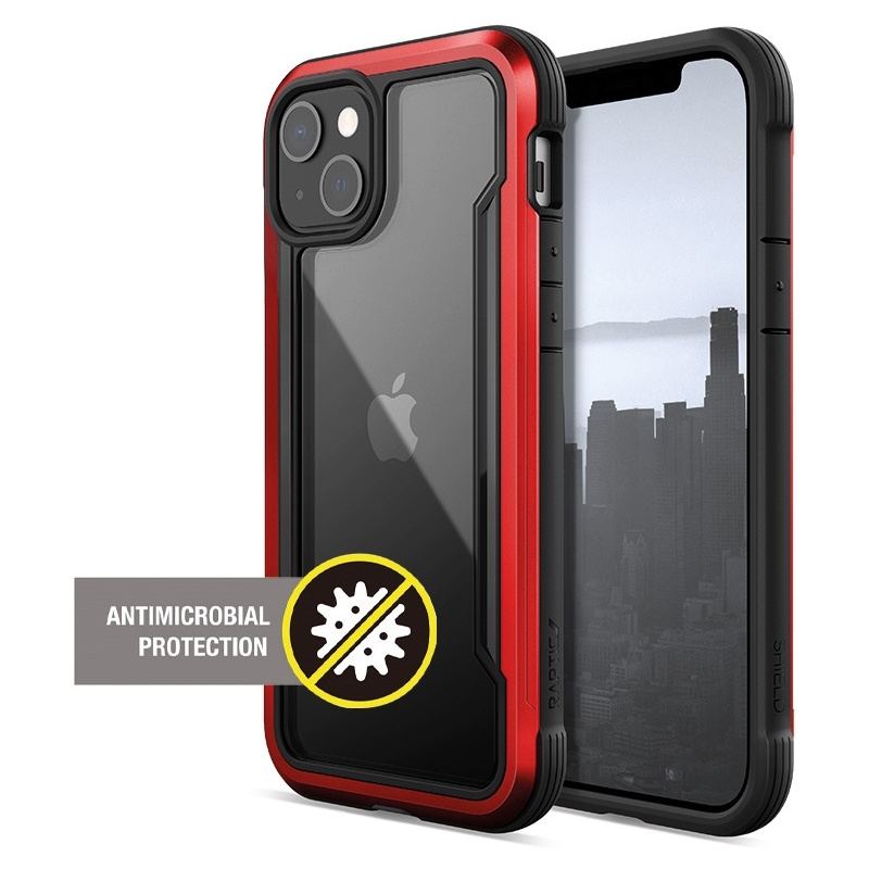 Etui X-Doria Raptic Shield Pro Apple iPhone 13 (Anti-bacterial) (Red)