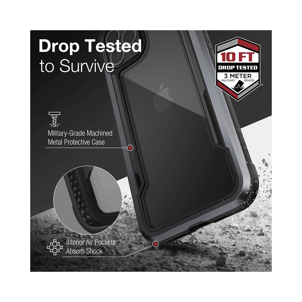 Etui X-Doria Raptic Shield Pro Apple iPhone 13 Pro (Anti-bacterial) (Red)