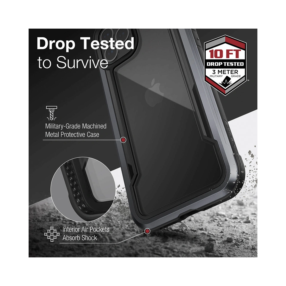 Etui X-Doria Raptic Shield Pro Apple iPhone 13 Pro Max (Anti-bacterial) (Red)