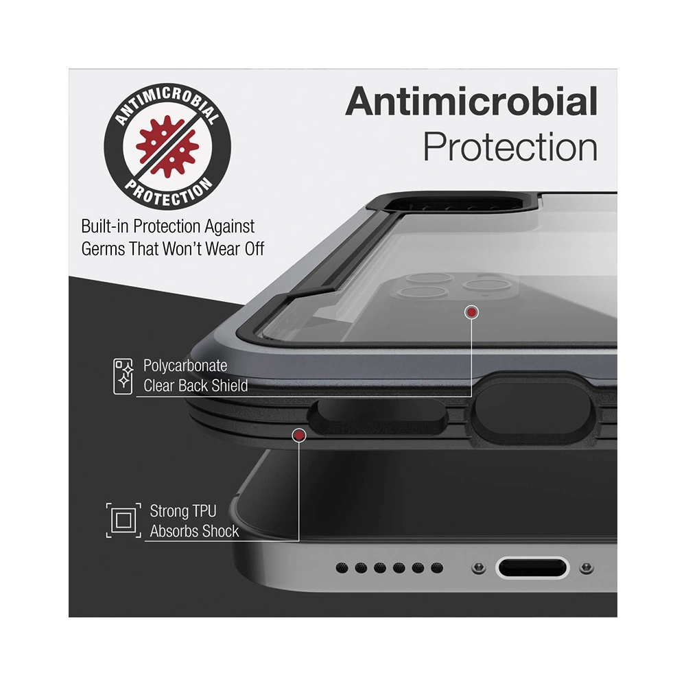 Etui X-Doria Raptic Shield Pro Apple iPhone 13 Pro Max (Anti-bacterial) (Red)