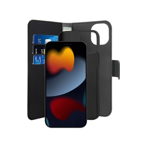 Kup Case PURO Wallet Detachable 2w1 Apple iPhone 13 (schwarz) - PUR465BLK - {ean13} - Sklep Home Screen