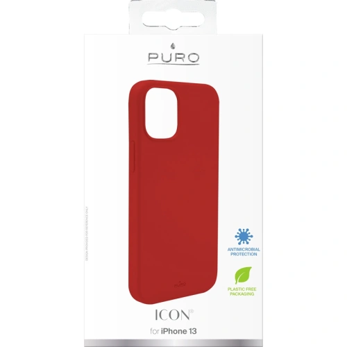 Kup Etui PURO ICON Antimikrobiális borító Apple iPhone 13 (piros) - PUR467RED - {ean13} - Sklep Home Screen