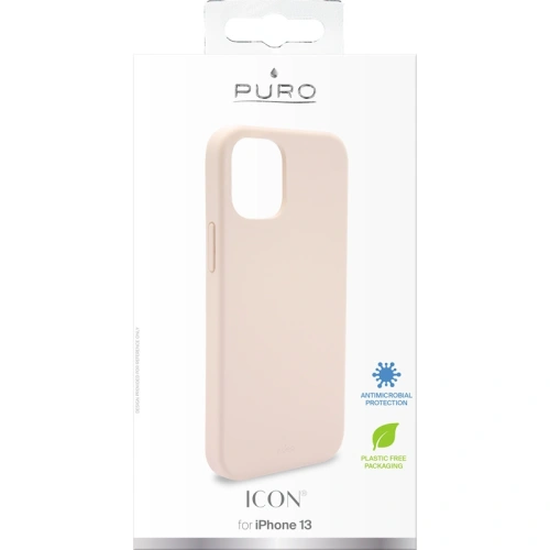 Kup Etui PURO ICON Anti-Microbial Cover Apple iPhone 13 (Písková růžová) - PUR468PNK - {ean13} - Sklep Home Screen