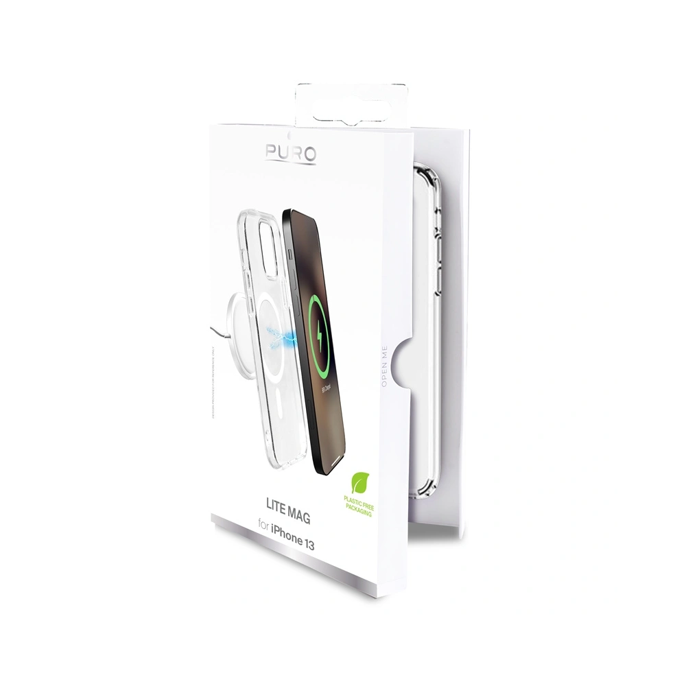 Etui PURO LITEMAG MagSafe Apple iPhone 13 (przezroczysty)