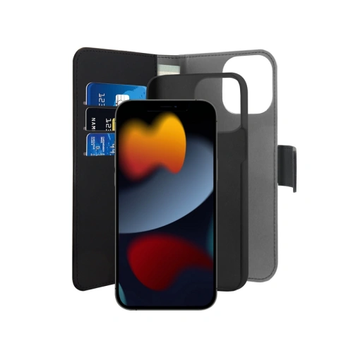 Kup Case PURO Wallet Detachable 2w1 Apple iPhone 13 Pro (schwarz) - PUR479BLK - {ean13} - Sklep Home Screen
