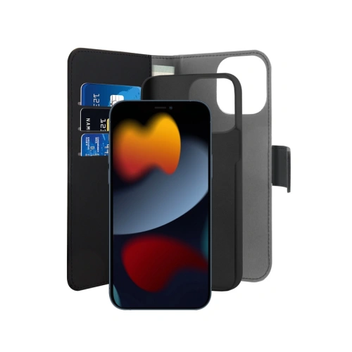 Kup Etui PURO Wallet Detasabil 2 în 1 pentru Apple iPhone 13 Pro Max (negru) - PUR488BLK - {ean13} - Sklep Home Screen