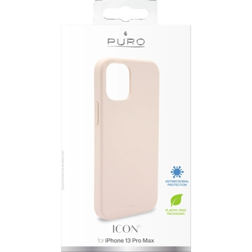 Kup Etui PURO ICON Anti-Microbial Cover Apple iPhone 13 Pro Max (Roz piaskos) - PUR490PNK - {ean13} - Sklep Home Screen