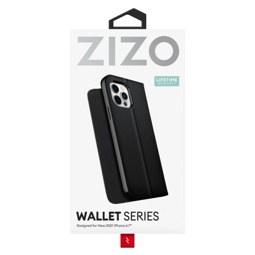 Kup Etui ZIZO WALLET Series pentru Apple iPhone 13 Pro Max (negru) - ZIZ083BLK - {ean13} - Sklep Home Screen