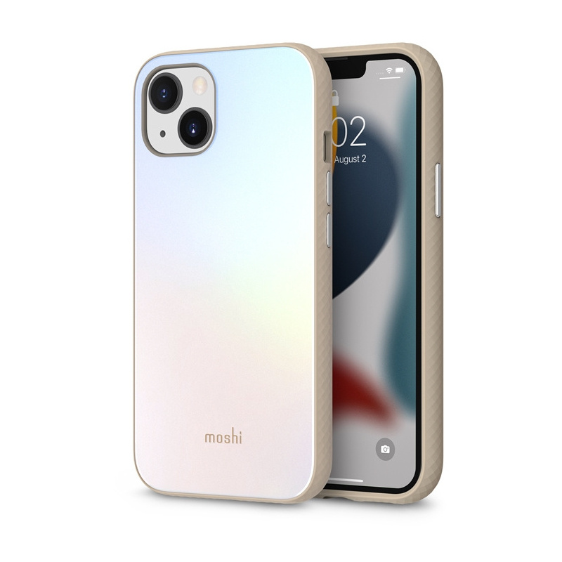 Etui Moshi iGlaze Apple iPhone 13 (system SnapTo) (Astral Silver)