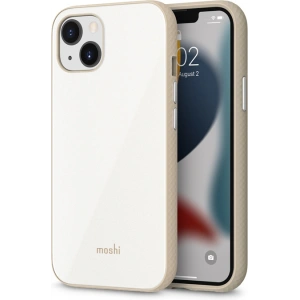 Buy Moshi iGlaze Apple iPhone 13 (system SnapTo) (Pearl White) - MOSH155PEAWHT - {ean13} - Home Screen Store Europe