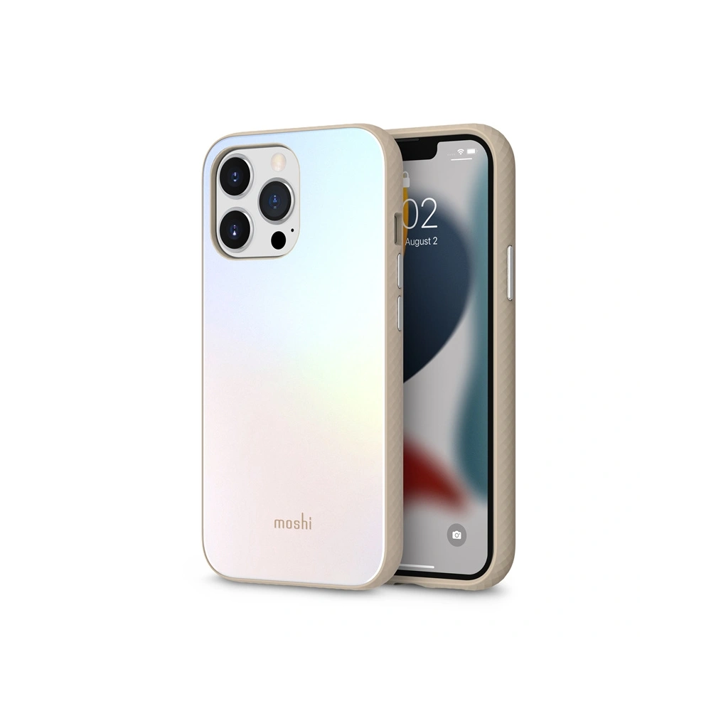 Etui Moshi iGlaze Apple iPhone 13 Pro (system SnapTo) (Astral Silver)