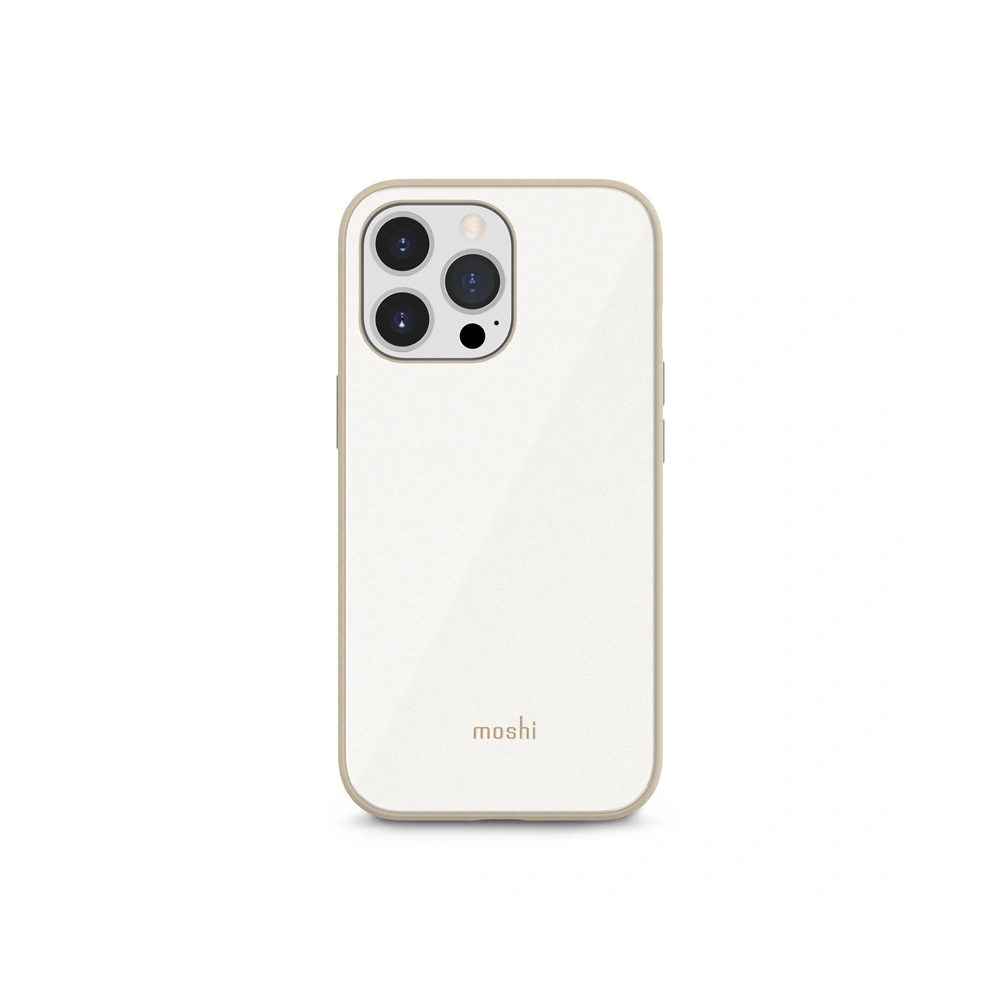 Etui Moshi iGlaze Apple iPhone 13 Pro (system SnapTo) (Pearl White)