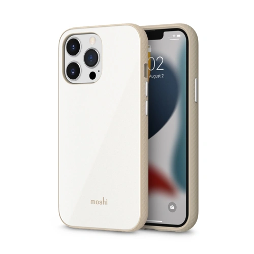 Kup Etui Moshi iGlaze Apple iPhone 13 Pro (system SnapTo) (Pearl White) - MOSH157PEAWHT - {ean13} - Sklep Home Screen