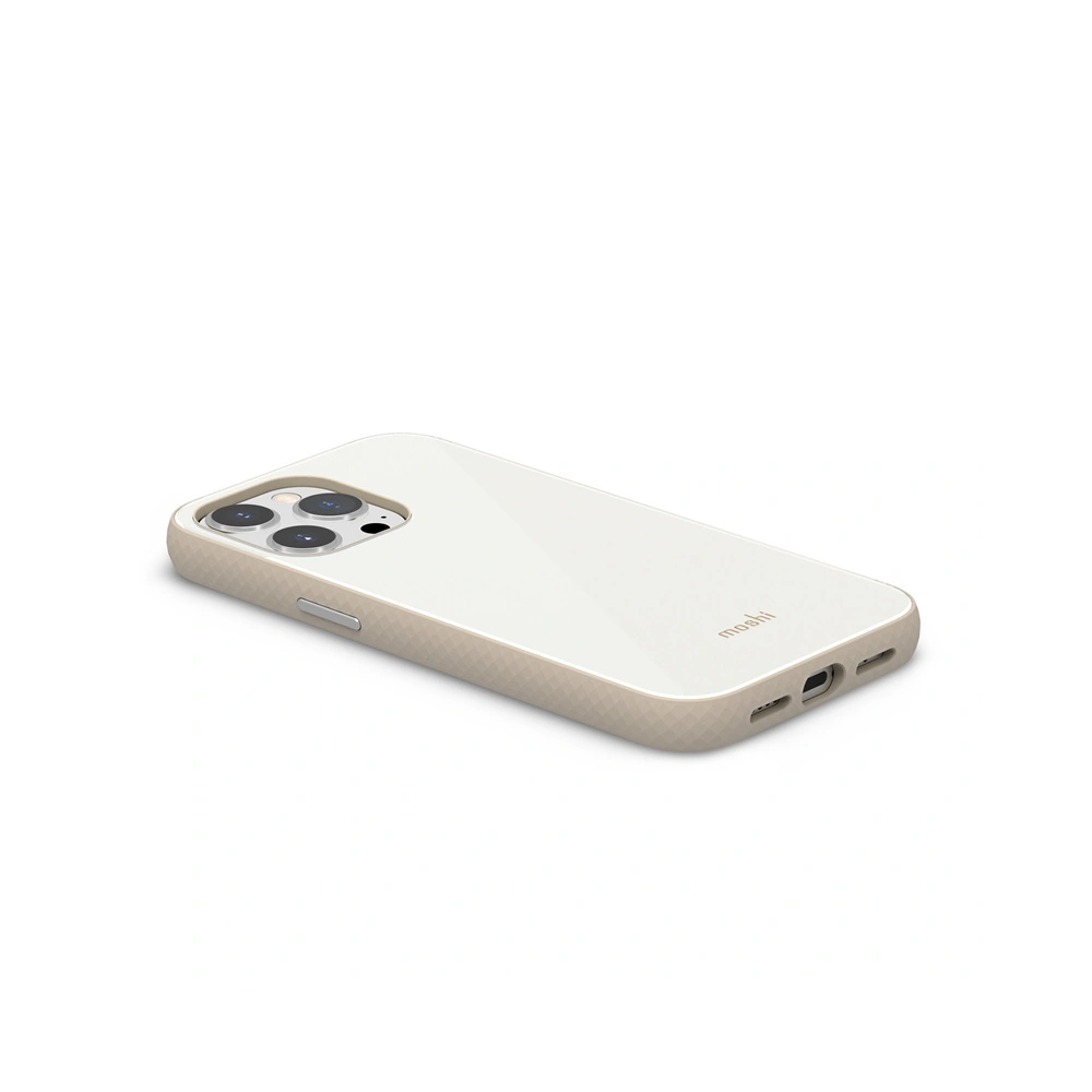 Etui Moshi iGlaze Apple iPhone 13 Pro (system SnapTo) (Pearl White)