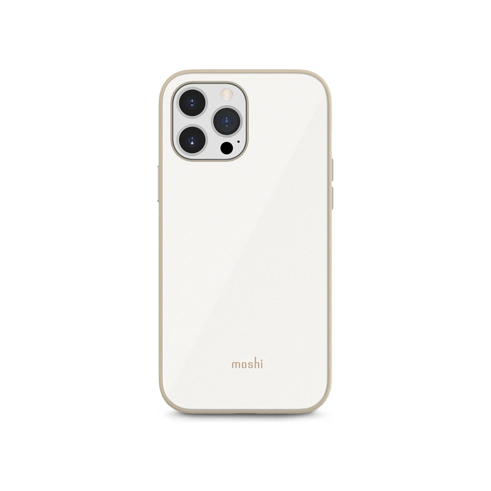 Etui Moshi iGlaze Apple iPhone 13 Pro Max (system SnapTo) (Pearl White)