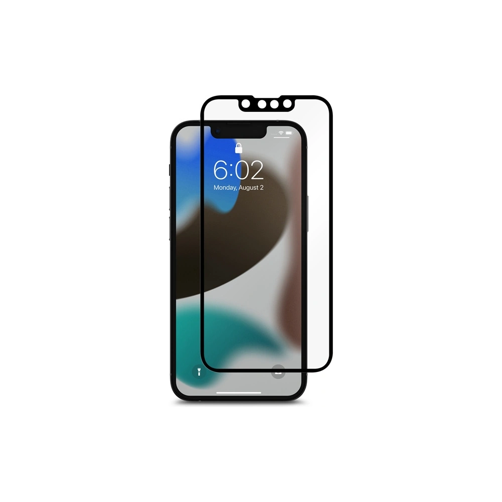 Matowa folia ochronna Moshi iVisor AG Apple iPhone 13 mini (czarna ramka)