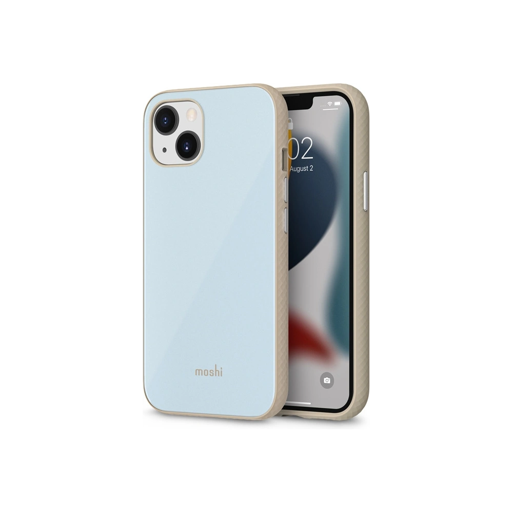 Etui Moshi iGlaze Apple iPhone 13 (system SnapTo) (Adtriatic Blue)