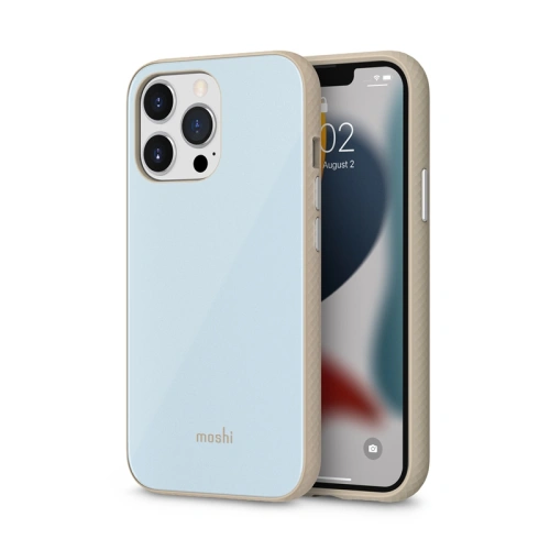 Kup Etui Moshi iGlaze Apple iPhone 13 Pro (sistem SnapTo) (Albastru Adriatic) - MOSH185ADTBLU - {ean13} - Sklep Home Screen