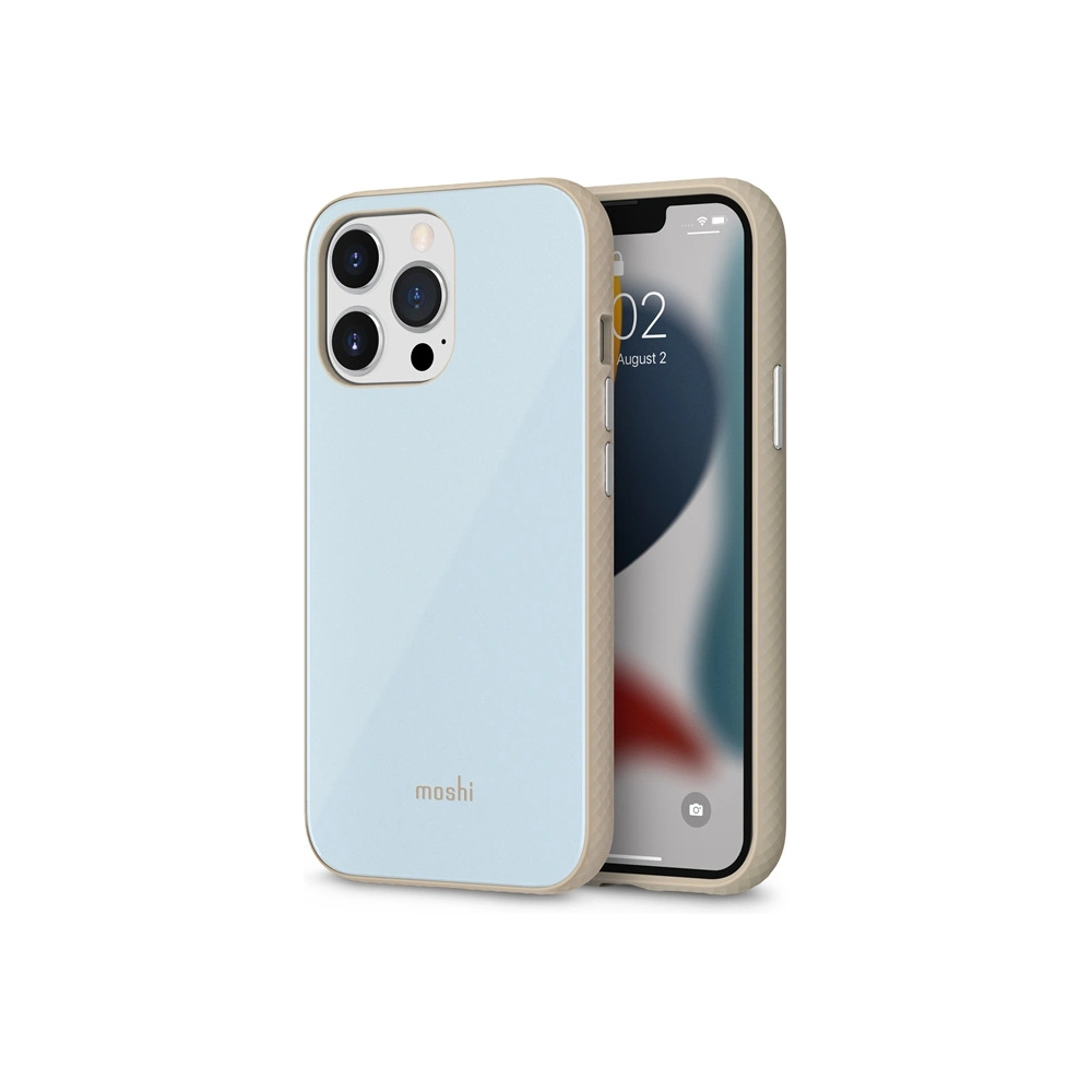 Etui Moshi iGlaze Apple iPhone 13 Pro (system SnapTo) (Adtriatic Blue)