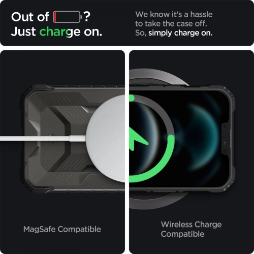 Kup Etui Spigen Nitro Force Apple iPhone 13 Pro Max Matná Černá - SPN1818BLK - {ean13} - Sklep Home Screen