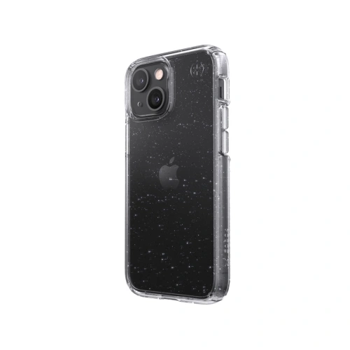 Kup Etui Speck Presidio Perfect-Clear Glitter MICROBAN Apple iPhone 13 mini (Transparent/Platinum Glitter) - SPK237CLPLAGLI - {ean13} - Sklep Home Screen