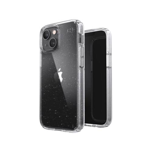 Kup Etui Speck Presidio Perfect-Clear Glitter MICROBAN Apple iPhone 13 mini (Transparent/Platinum Glitter) - SPK237CLPLAGLI - {ean13} - Sklep Home Screen