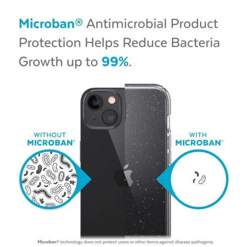 Buy Speck Presidio Perfect-Clear Glitter MICROBAN Apple iPhone 13 mini (Clear/Platinum Glitter) - SPK237CLPLAGLI - {ean13} - Home Screen Store Europe
