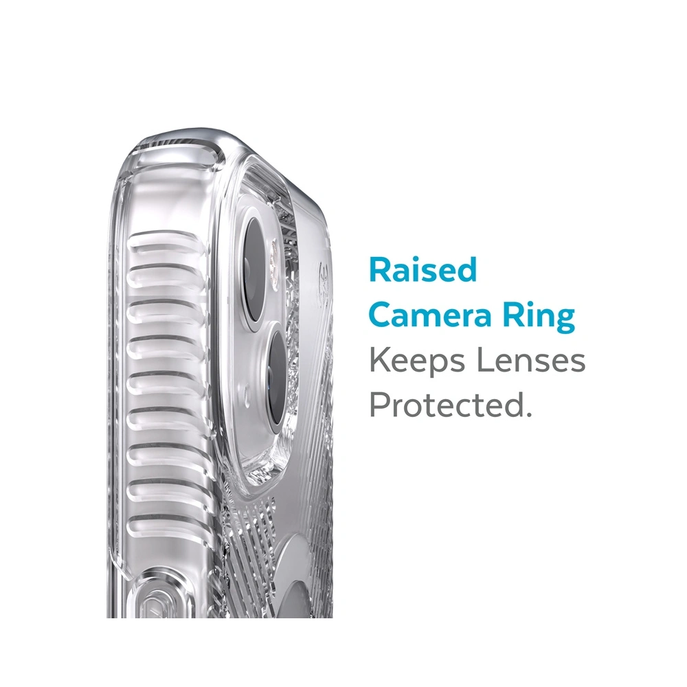 Etui Speck Presidio Perfect-Clear Grips MagSafe MICROBAN Apple iPhone 13 (Clear)