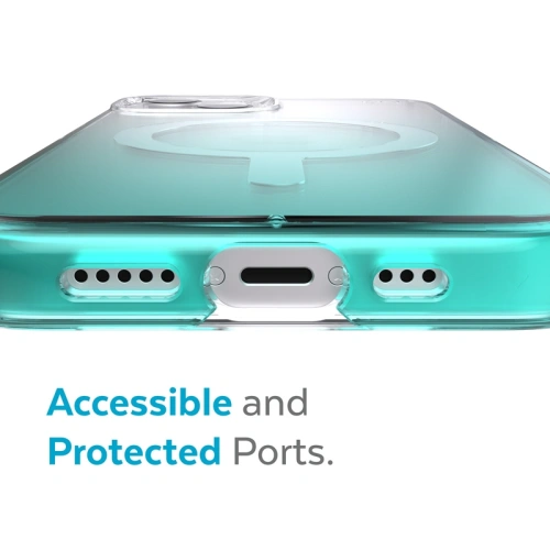Kup Etui Speck Presidio Perfect-Clear Ombre MagSafe MICROBAN Apple iPhone 13 (Čirý/Fantasy Teal Fade) - SPK258CLFANTEAFAD - {ean13} - Sklep Home Screen