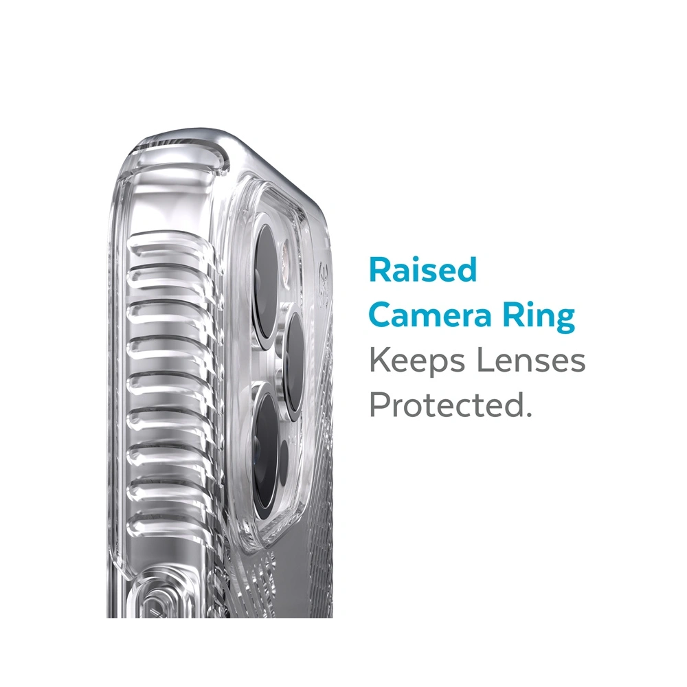 Etui Speck Presidio Perfect-Clear Grips MICROBAN Apple iPhone 13 Pro (Clear)