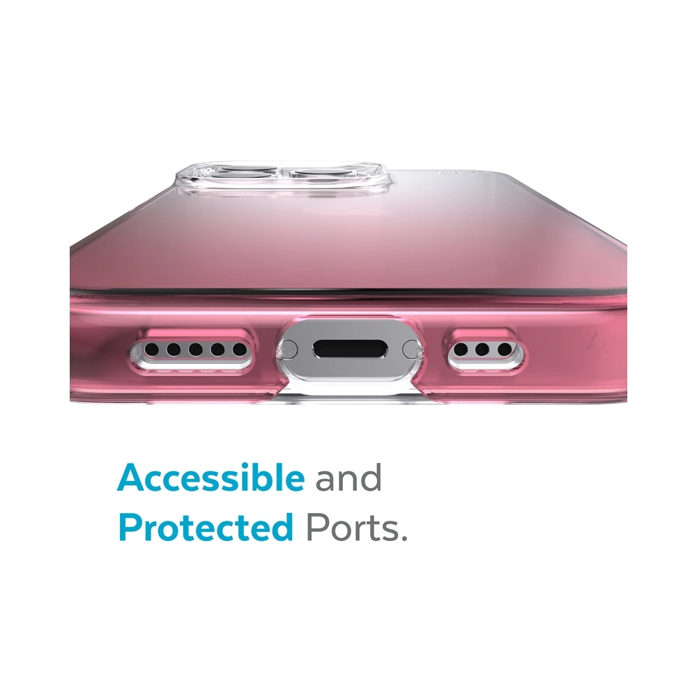 Etui Speck Presidio Perfect-Clear Ombre MICROBAN Apple iPhone 13 Pro (Clear/Vintage Rose)