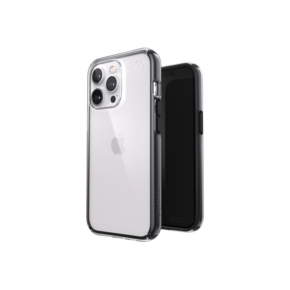 Etui Speck Presidio Perfect-Clear Impact Geometry MICROBAN Apple iPhone 13 Pro (Clear/Black)