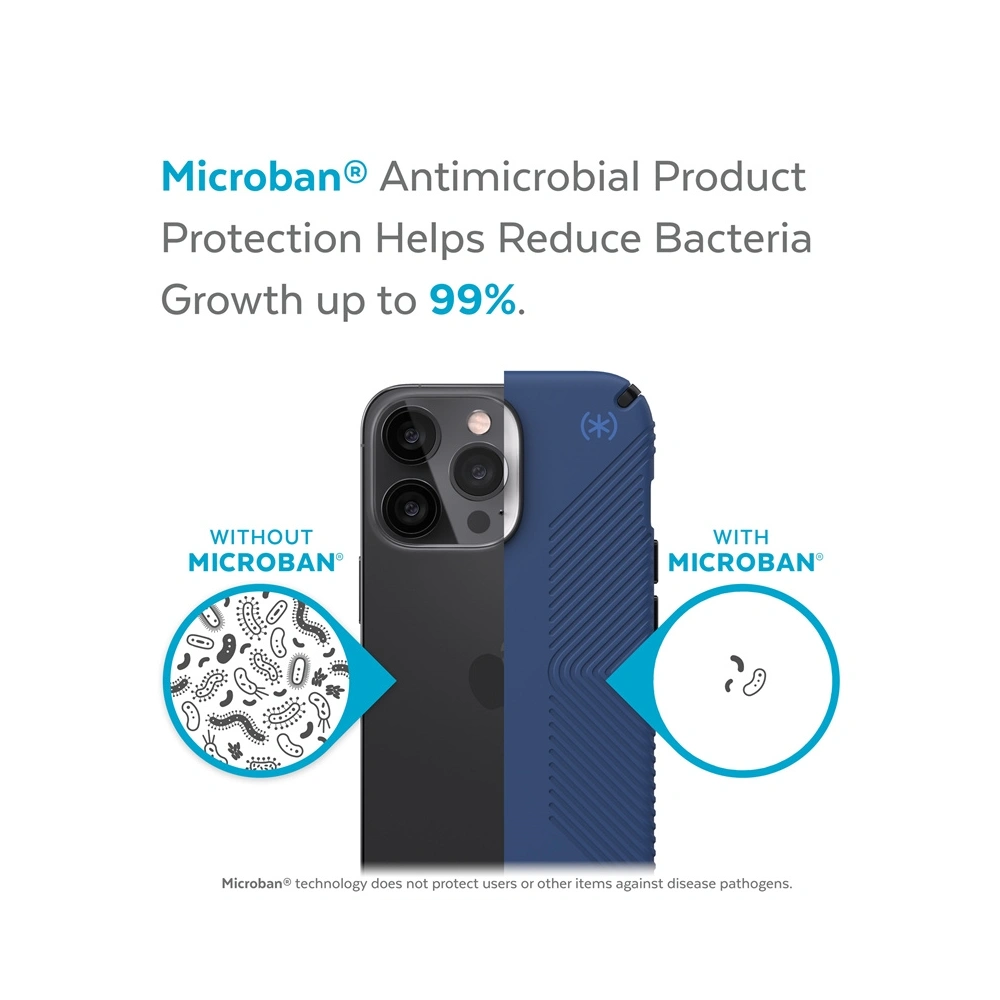 Etui Speck Presidio2 Grip MagSafe MICROBAN Apple iPhone 13 Pro (Coastal Blue/Black)