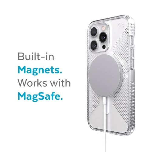 Kup Case Speck Presidio Perfect-Clear Grips MagSafe MICROBAN Apple iPhone 13 Pro (Klar) - SPK274CL - {ean13} - Sklep Home Screen