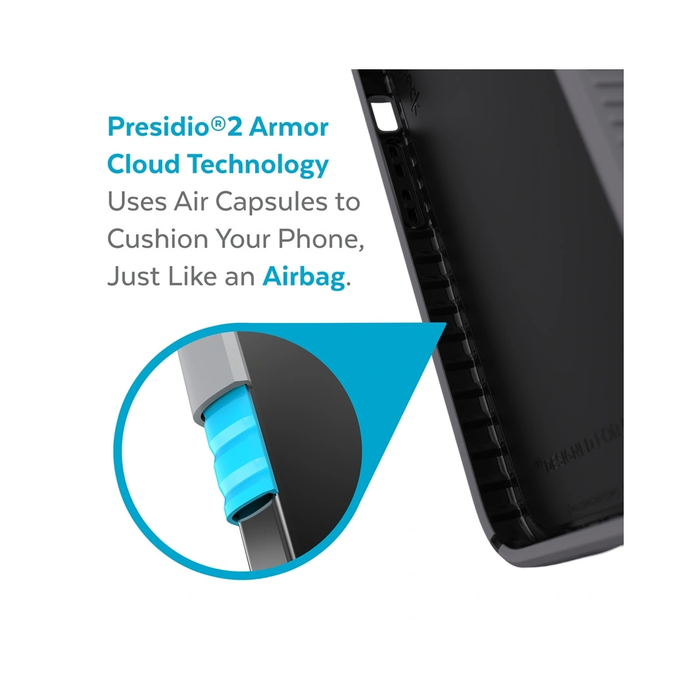 Etui Speck Presidio2 Grip MICROBAN Apple iPhone 13 Pro Max (Graphite Grey/Black)