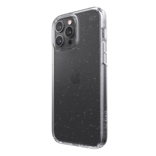 Kup Case Speck Presidio Perfect-Clear Glitter MICROBAN Apple iPhone 13 Pro Max (Klar/Platin Glitter) - SPK285CLPLAGLI - {ean13} - Sklep Home Screen