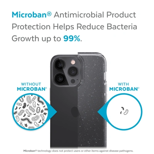 Buy Speck Presidio Perfect-Clear Glitter MICROBAN Apple iPhone 13 Pro Max (Clear/Platinum Glitter) - SPK285CLPLAGLI - {ean13} - Home Screen Store Europe