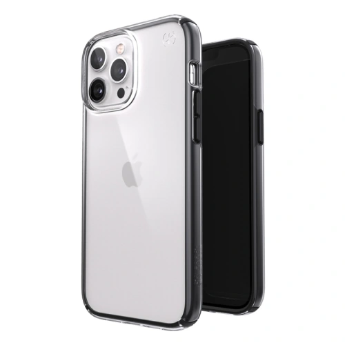 Buy Speck Presidio Perfect-Clear Impact Geometry MICROBAN Apple iPhone 13 Pro Max (Clear/Black) - SPK289CLBLK - {ean13} - Home Screen Store Europe