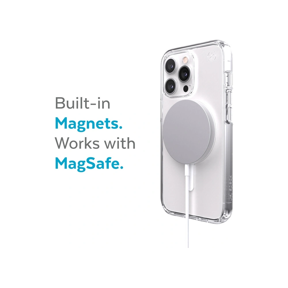 Etui Speck Presidio Perfect-Clear MagSafe MICROBAN Apple iPhone 13 Pro Max (Clear)