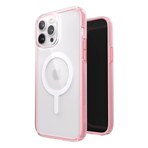 Kup Etui Speck Presidio Perfect-Clear Impact Geometry MagSafe MICROBAN Apple iPhone 13 Pro Max (Transparent/Roz Pal) - SPK296CLPNK - {ean13} - Sklep Home Screen