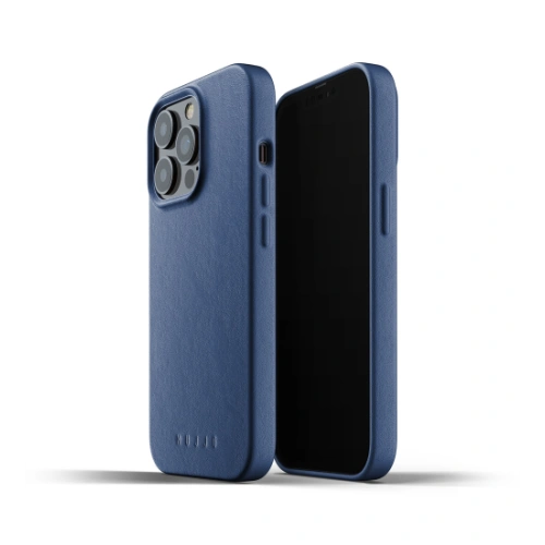 Kup Case Mujjo Full Leather Case Apple iPhone 13 Pro Max (blaue) - MUJ064BLU - {ean13} - Sklep Home Screen