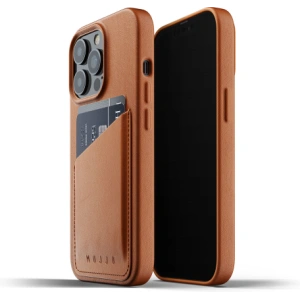 Kup Etui Mujjo Full Leather Wallet Case Apple iPhone 13 Pro Max (brązowe) - MUJ065BR - {ean13} - Sklep Home Screen