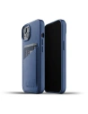 Case Mujjo Full Leather Wallet Case Apple iPhone 13 (blaue)