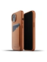 Etui Mujjo Full Leather Wallet Case Apple iPhone 13 mini (café)