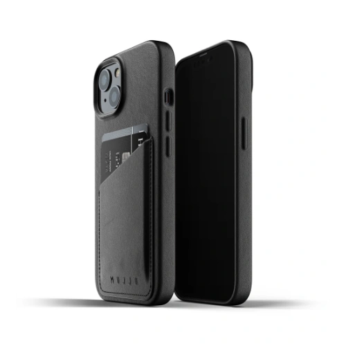Kup Etui Mujjo Full Leather Wallet Case Apple iPhone 13 mini (černé) - MUJ078BLK - {ean13} - Sklep Home Screen